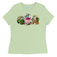 Matcha mexican day of the dead coffee cups Ladies Tee - FaDigitalArtStudio