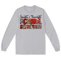 Moon Dust santa s favorite coffee school secretary Long Sleeve Tee - MaliasSmallBusiness