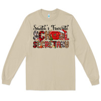 Mushroom santa s favorite coffee school secretary Long Sleeve Tee - MaliasSmallBusiness