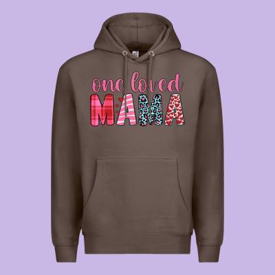 One Loved Mama Premium Hoodie Designed By Jahusdesignshop