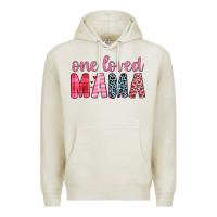 Oatmeal Heather one loved mama Premium Hoodie - JahusDesignShop