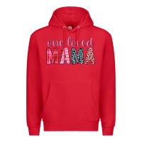 Red one loved mama Premium Hoodie - JahusDesignShop