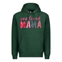Sports Green one loved mama Premium Hoodie - JahusDesignShop