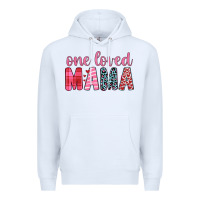 White one loved mama Premium Hoodie - JahusDesignShop