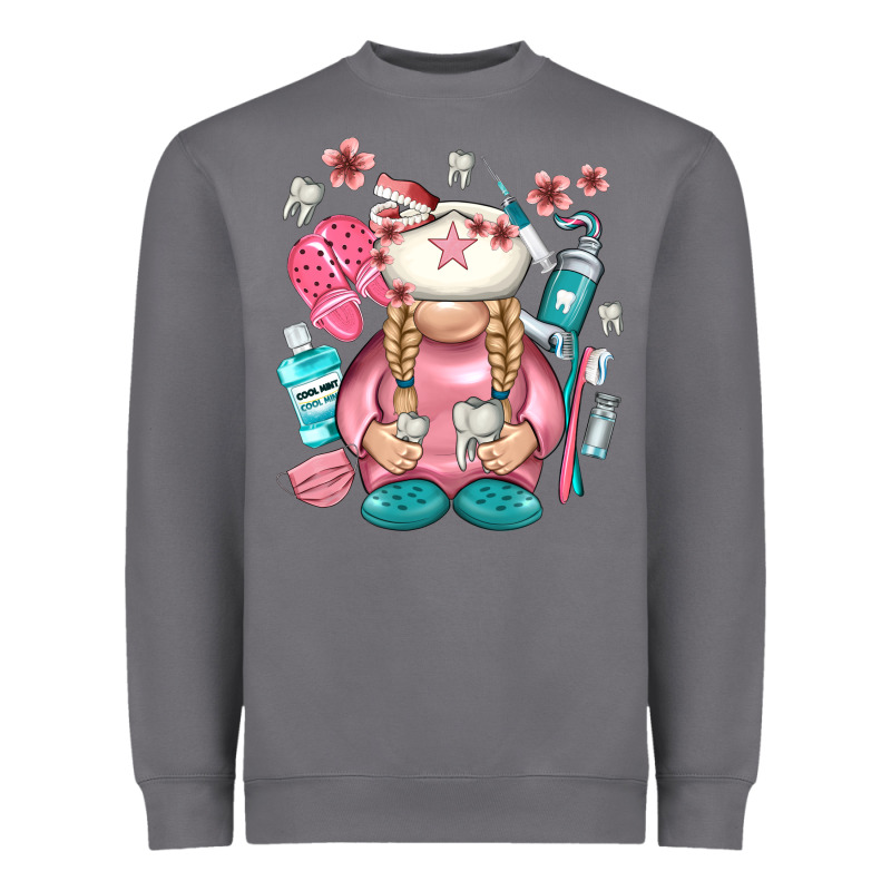 Dentist Gnome Heavyweight Sweatshirt by NancyCooperArtShop | Teevron