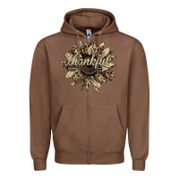 Chestnut Thankful Sunflower Zipper Hoodie - Bettercallsaul