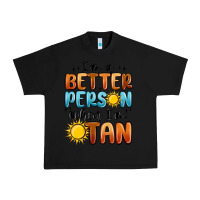 Black im better person when im tan Urban Heavy Tee - MaliasSmallBusiness