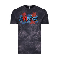 Cloud Black America Vintage Tee - MaliasSmallBusiness