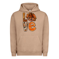 Pigment Burro thanksgiving with turkey love bbs Urban Hoodie - BundleAndBundleShop