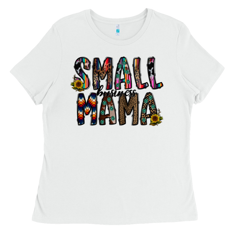 Small Busines Mama Ladies Tee by CowhideDigitalArt | Teevron