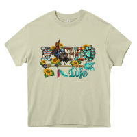 Mossy western rodeo bullfighter  life turquoise's gemstones arrow sunflowers Heavy Core Tee - BarkalooDesign