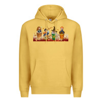 Antique Gold wizards coffee cups Premium Hoodie - TumblerDesignByShophia