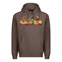 Coffee wizards coffee cups Premium Hoodie - TumblerDesignByShophia