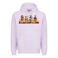Lilac wizards coffee cups Premium Hoodie - TumblerDesignByShophia