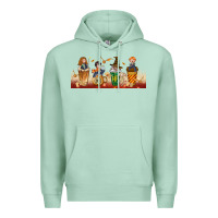 Seafoam wizards coffee cups Premium Hoodie - TumblerDesignByShophia
