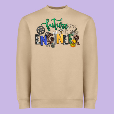 Future Engineer Heavyweight Sweatshirt Designed By Nancycooperartshop