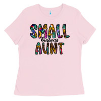 Bubblegum Pink small business aunt Ladies Tee - CowhideDigitalArt
