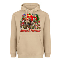 Mushroom Army Christmas Home Sweet Home Heavyweight Hoodie - HowdyJamesFarm