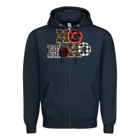 Navy ho ho buffalo Zipper Hoodie - Bettercallsaul