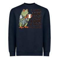 Navy i cant live laugh love in these conditions Heavyweight Sweatshirt - MaliasSmallBusiness