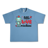 Pebble Blue little love machine Urban Heavy Tee - MaliasSmallBusiness