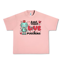 Salmon little love machine Urban Heavy Tee - MaliasSmallBusiness