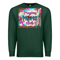 Sports Green praying moms club Premium Sweatshirt - TumblerDesignByShophia
