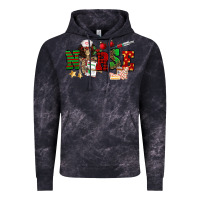 Cloud Black Christmas Nurse Vintage Hoodie - NancyCooperArtShop