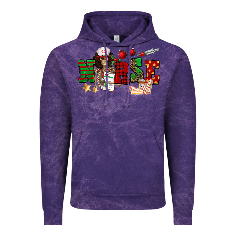 Christmas Nurse Vintage Hoodie by NancyCooperArtShop | Teevron