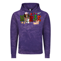Cloud Purple Christmas Nurse Vintage Hoodie - NancyCooperArtShop