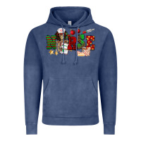 Vintage Denim Christmas Nurse Vintage Hoodie - NancyCooperArtShop