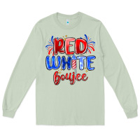 Matcha red white boujee Long Sleeve Tee - MaliasSmallBusiness