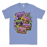 Colony Blue mardi gras cassette tapes Classic Tee - MaliasSmallBusiness
