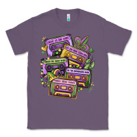 Lavender mardi gras cassette tapes Classic Tee - MaliasSmallBusiness