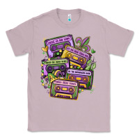 Lilac mardi gras cassette tapes Classic Tee - MaliasSmallBusiness