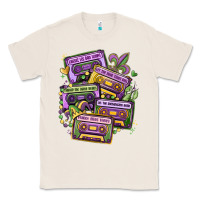 Natural mardi gras cassette tapes Classic Tee - MaliasSmallBusiness