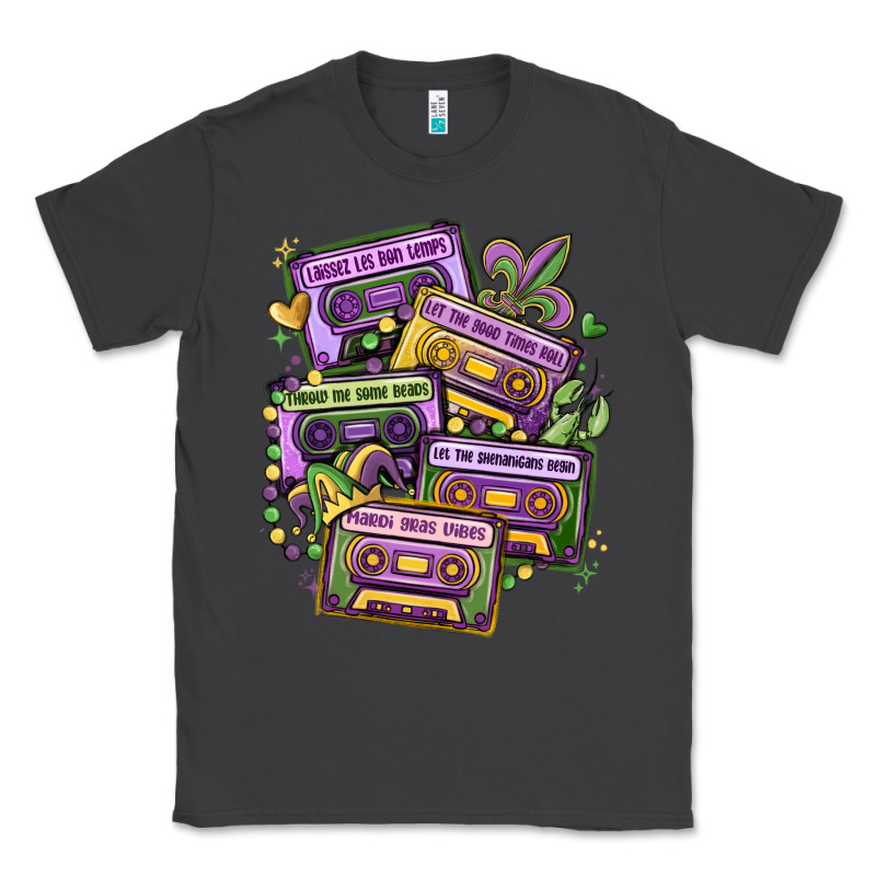 Mardi Gras Cassette Tapes Classic Tee by MaliasSmallBusiness | Teevron