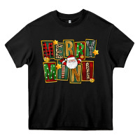 Black Christmas merry mini Heavy Core Tee - FaDigitalArtStudio