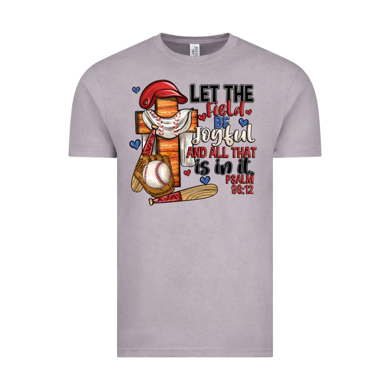 Let The Field Be Joyful And All That Is In It Vintage Tee by JahusDesignShop | Teevron