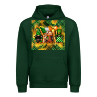 Forest Green St. Patrick's Day gnome Urban Hoodie - FaDigitalArtStudio