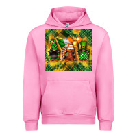 Fuchsia Pink St. Patrick's Day gnome Urban Hoodie - FaDigitalArtStudio