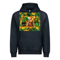 Navy St. Patrick's Day gnome Urban Hoodie - FaDigitalArtStudio