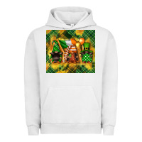 Pigment Lunar Rock St. Patrick's Day gnome Urban Hoodie - FaDigitalArtStudio