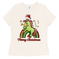 Bone merry christmas unicorn Ladies Tee - FaDigitalArtStudio
