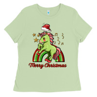 Matcha merry christmas unicorn Ladies Tee - FaDigitalArtStudio