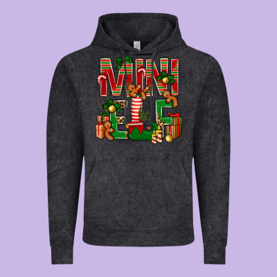 Christmas Mini Elf Vintage Hoodie Designed By Nancycooperartshop