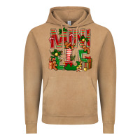 Vintage Camel Christmas mini Elf Vintage Hoodie - NancyCooperArtShop