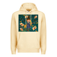 Pina Colada wizard boy with mouse Premium Hoodie - TumblerDesignByShophia