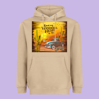 Bind My Wandering Heart To Thee Heavyweight Hoodie Designed By Tumblerdesignbyshophia