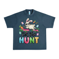 Midnight Navy on the hunt easter Urban Heavy Tee - MaliasSmallBusiness